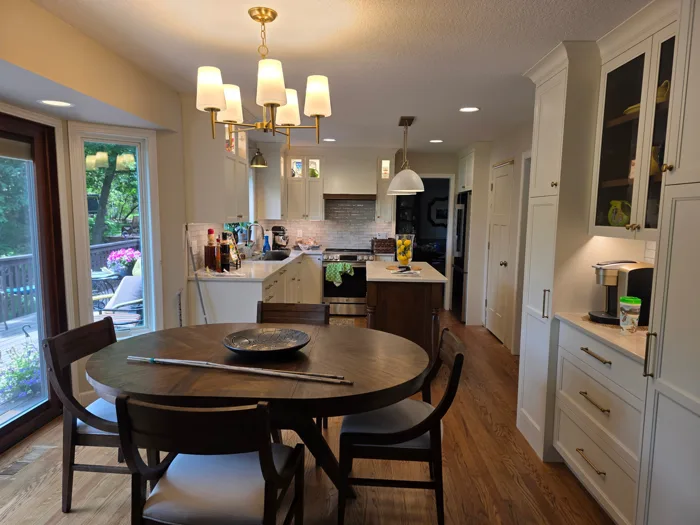 Kitchen remodel — Kitchen and dining lighting