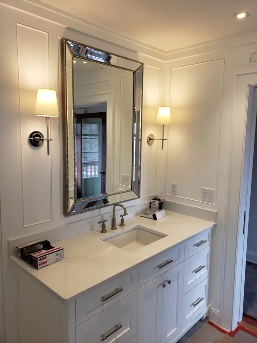Bathroom — Vanity and wall lighting